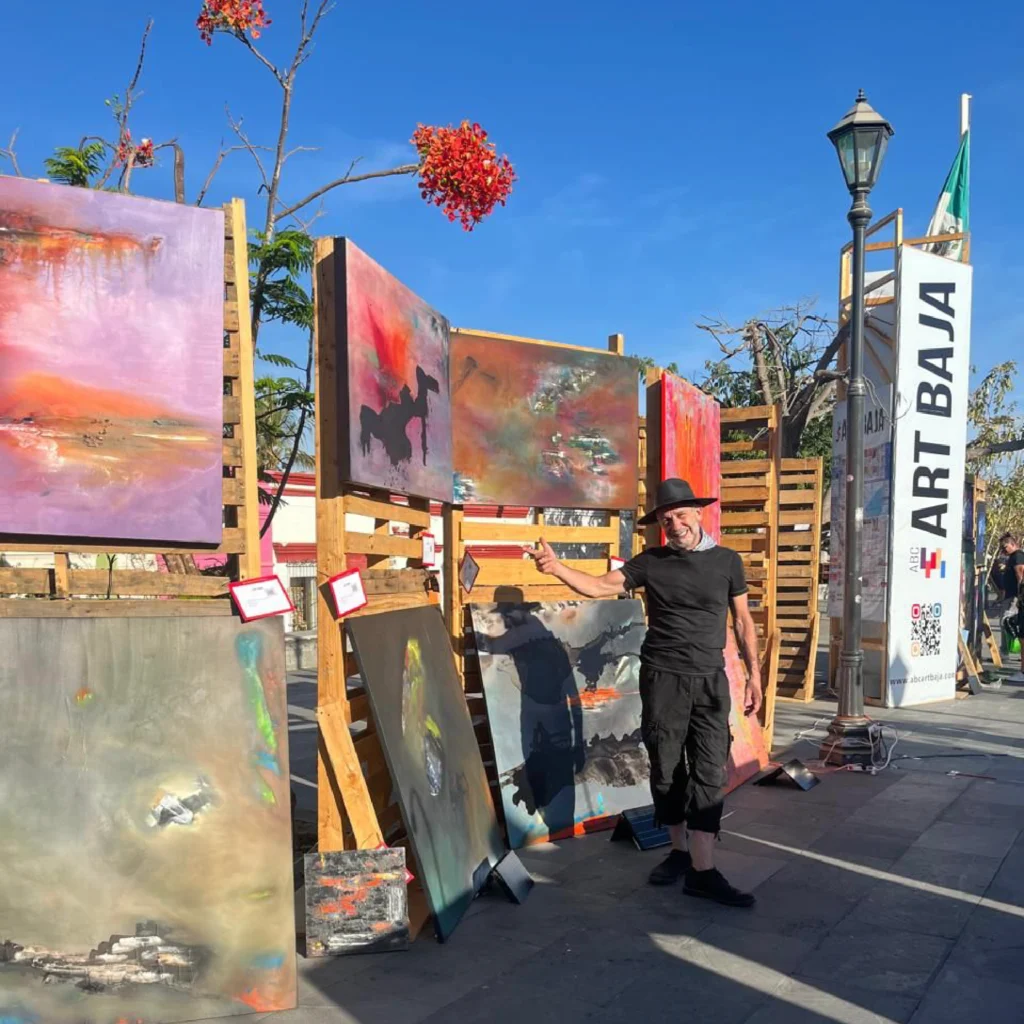 Alfredo Bucay Atri en ABC Art Baja 2025: Una pintura entre lo onírico y lo abstracto